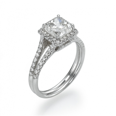 טבעת יהלומים יוקרתית- Royalty in Radiant