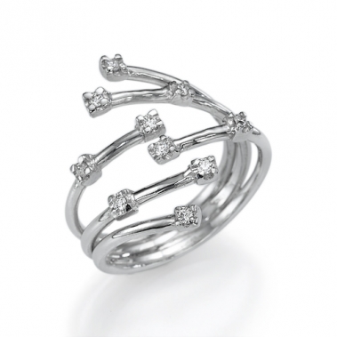 טבעת יהלומים מיוחדת- Flowers Bouquet