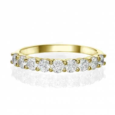 טבעת 9 יהלומים- Diamonds ring 072Y 