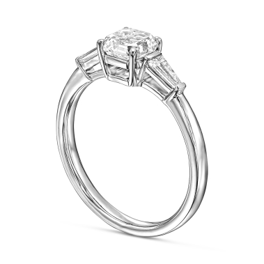 טבעת יהלומיםאלגנטית ומרשימה- Ashercut & Tap