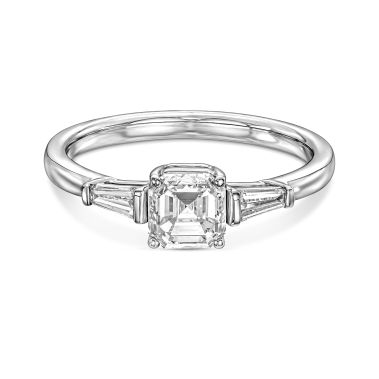 טבעת יהלומיםאלגנטית ומרשימה- Ashercut & Tap