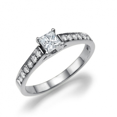 טבעת יהלום מרובע- Faithful Pri