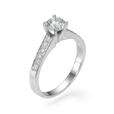 טבעת יהלומים- Pure & Classic