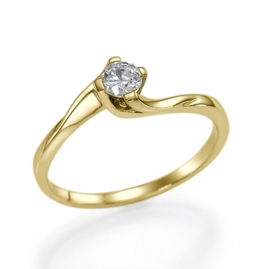 טבעת יהלום טוויסט- Romance integration