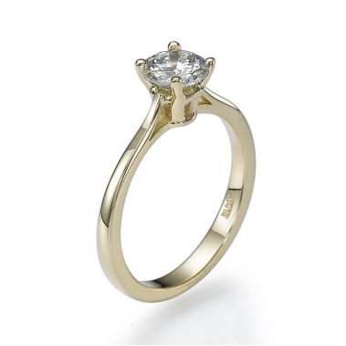 טבעת יהלום סוליטר- Romance 0.70Y