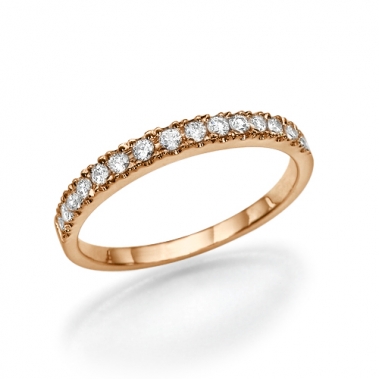 טבעת חישוק יהלומים מיוחדת- Royal Band