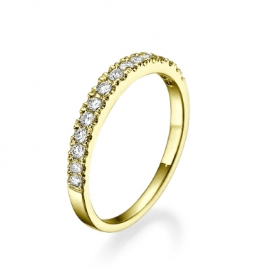 טבעת חישוק יהלומים מיוחדת- Royal Band