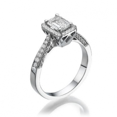 טבעת יהלום אמרלד- Royal Emerald