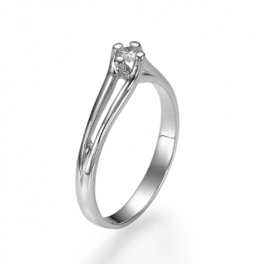 טבעת יהלום סוליטר- Secret Integration 007w