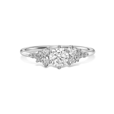 טבעת יהלומים מיוחדת-Spread Diamonds Ring 075W